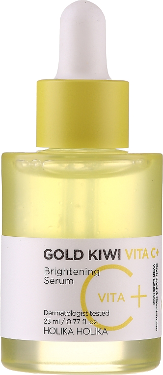 Набір - Holika Holika Gold Kiwi Vita C + Brightening Serum Special Set (ser/45ml + set/23ml + pad/5pcs) — фото N2