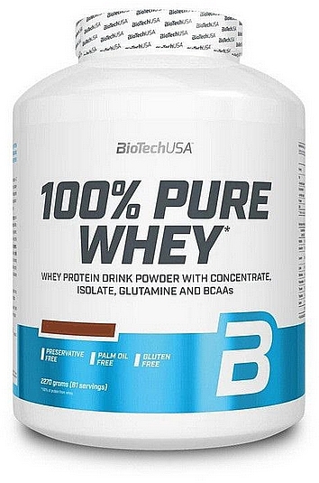 Протеин - Biotech 100% Pure Whey Caramel Cappuccino — фото N1