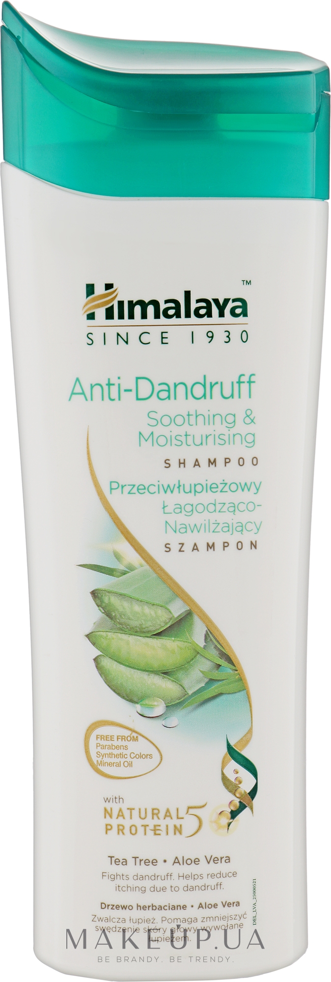 Шампунь від лупи для сухого і пошкодженого волосся «Заспокійливий і зволожуючий» - Himalaya Herbals Anti-Dandruff Shampoo — фото 400ml