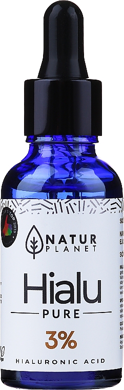 Сироватка з гіалуроновою кислотою 3% - Natur Planet Hialu-Pure Forte 3% Hyaluronic Acid — фото N3