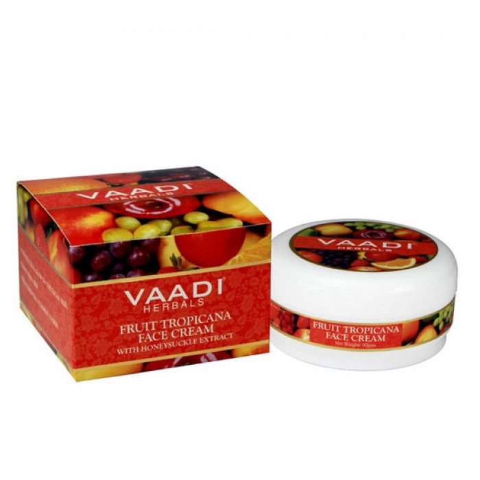 Крем для лица "Фрукты Тропикана" с экстрактом жимолости - Vaadi Herbals Face Cream