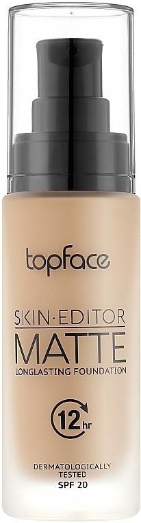 Тональна основа - TopFace Skin Editor Matte