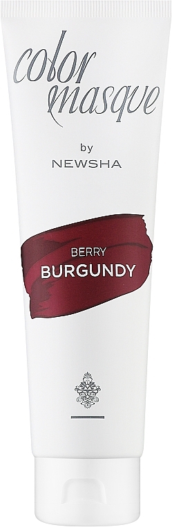 Цветная маска для волос - Newsha Color Masque Berry Burgundy — фото N1
