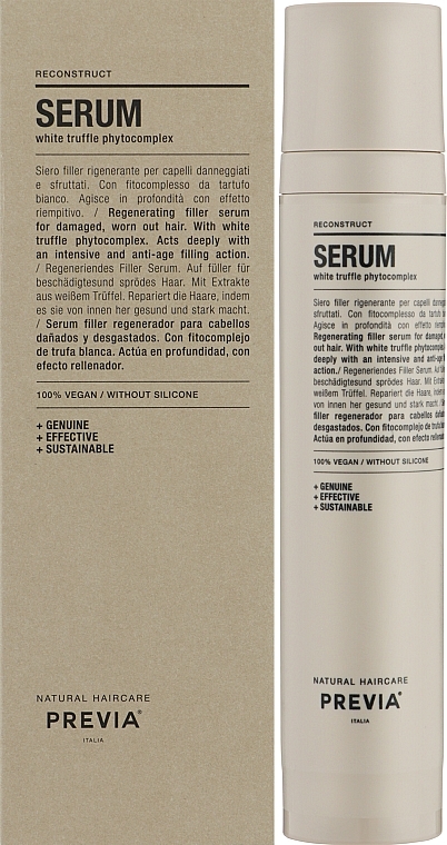 Филлер-сыворотка для волос - Previa White Truffle Filler Serum — фото N2