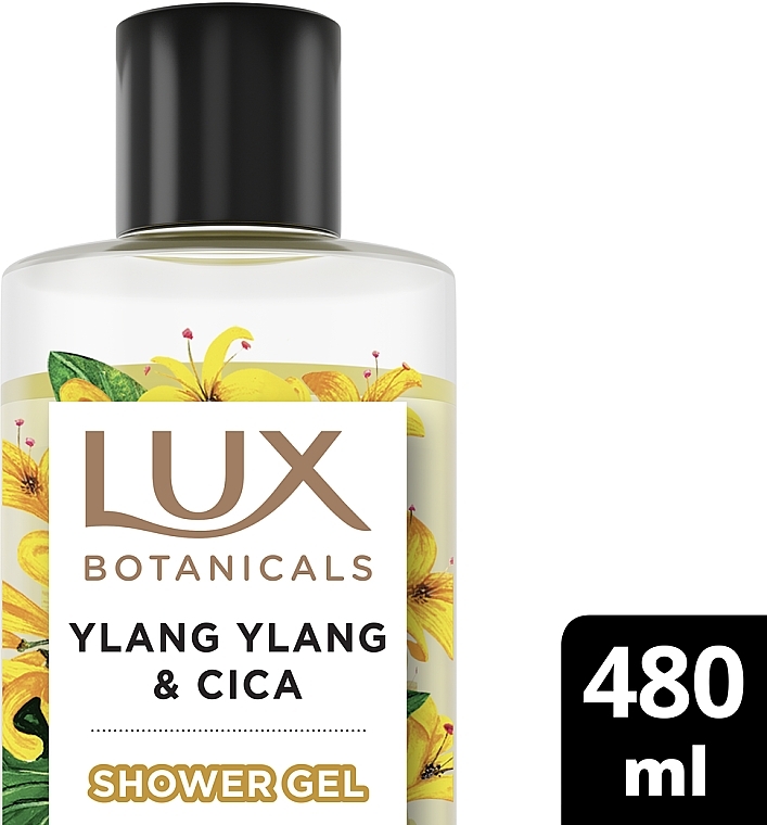 Гель для душу "Іланг-іланг та центелла" - Lux Botanicals Ylang Ylang & Cica Shower Gel  — фото N3