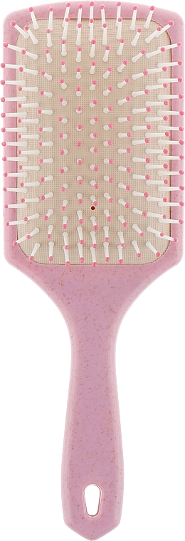Прямоугольная массажная щетка, розовая, FC-003 - Dini — фото N1