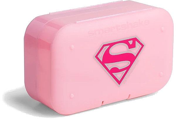 Органайзер для вітамінів - SmartShake Pill Box Organizer Supergirl — фото N1