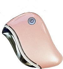 Парфумерія, косметика Електричний масажер для обличчя зі світлодіодною підсвіткою, рожевий - Yeye LED