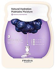 Духи, Парфюмерия, косметика Увлажняющая тканевая маска для лица - Frudia Hydrating Blueberry Mask