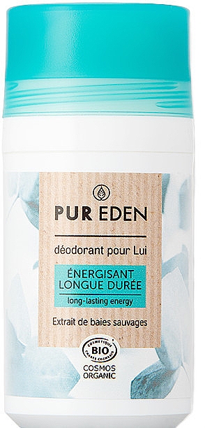 Кульковий дезодорант для чоловіків "Енергія тривалої дії" - Pur Eden Long Lasting Energizer Deodorant — фото N1