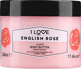 Масло для тіла "Англійська троянда" - I Love English Rose Body Butter — фото N3