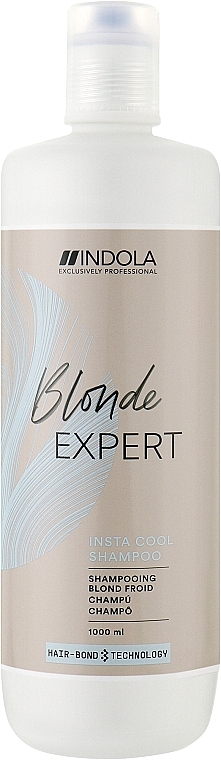 Шампунь для холодных оттенков волос цвета блонд - Indola Blonde Expert Insta Cool Shampoo — фото N4