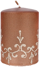 Парфумерія, косметика Декоративна свічка "Тіффані", 7x10 см, коричнева - Artman Tiffany Candle