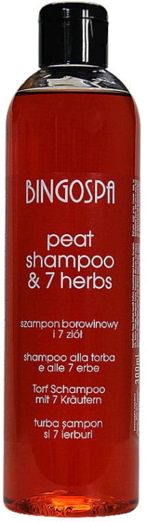 Грязевой шампунь из 7 трав - BingoSpa Mud And 7 Herbs Shampoo — фото N1