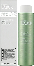 Балансувальний тонер для обличчя - Babor Doctor Babor Clean Formance Herbal Balancing Toner — фото N2