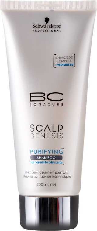 Шампунь для очищения волос - Schwarzkopf Professional BC Scalp Genesis Purifying Shampoo — фото N1