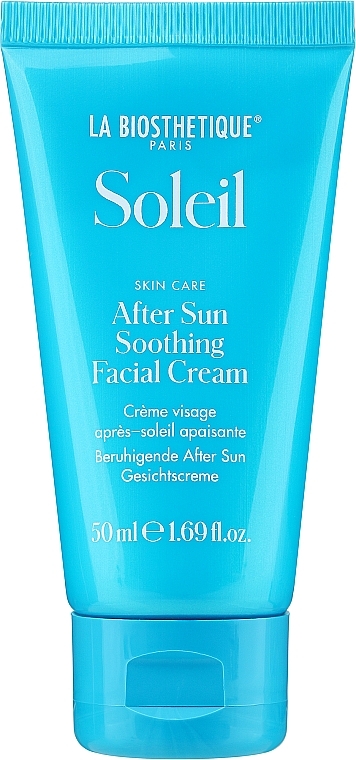 Заспокійливий крем для обличчя після перебування на сонці - La Biosthetique After Sun Soothing Face Cream — фото N1