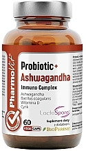 Харчова добавка "Пробіотик + Ашваганда" - Pharmovit Probiotic + Ashwagandha Immuno Complex — фото N1