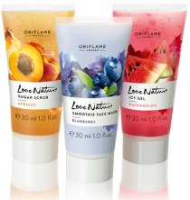 Духи, Парфюмерия, косметика Набор для ухода за лицом - Oriflame Love Nature (cr/30ml + mask/30ml + f/gel/30ml)