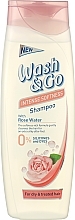Шампунь з рожевою водою для інтенсивного пом'якшення волосся - Wash&Go — фото N4