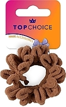 Парфумерія, косметика Резинка для волосся, 20612, тілесна - Top Choice Hair Accessories