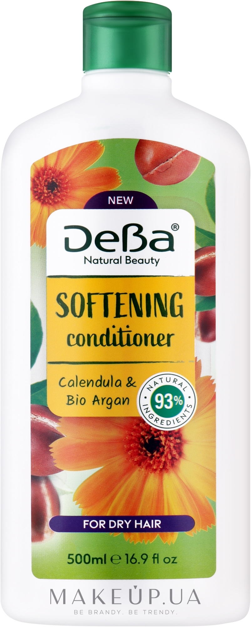 Кондиционер для волос смягчающий "Calendula & Bio Argan" - DeBa Natural Beauty Conditioner Softening — фото 500ml