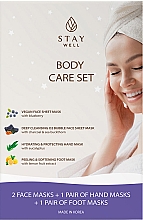 Духи, Парфюмерия, косметика Набор - Stay Well Masks Combo (mask/23g + mask/20g + h/mask/30g + f/mask/34g)