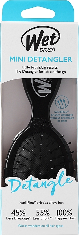Гребінець для волосся - Wet Brush Pro Mini Lil´Detangler Blackout — фото N2