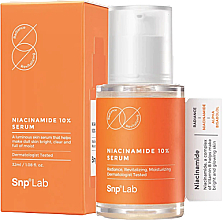 Парфумерія, косметика Сироватка для обличчя - SNP Lab Niacinamide 10% Serum