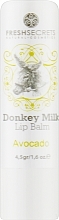 Парфумерія, косметика Бальзам для губ з ослячим молоком та авокадо - Madis Fresh Secrets Lip Balm