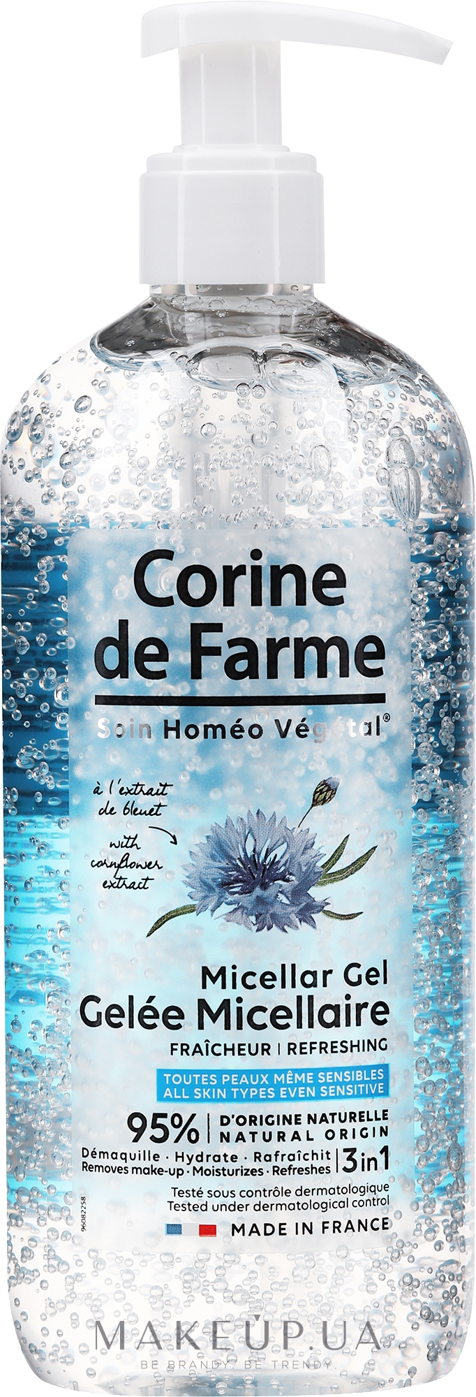 Мицеллярный гель - Corine De Farme Micellar Gel Refreshing — фото 500ml
