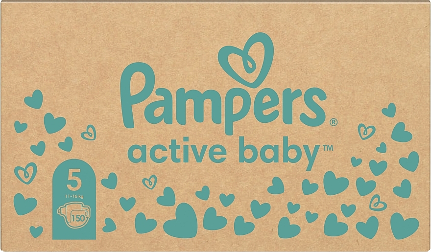 Підгузки Pampers Active Baby 5 (11-16 кг), 150 шт. - Pampers — фото N2