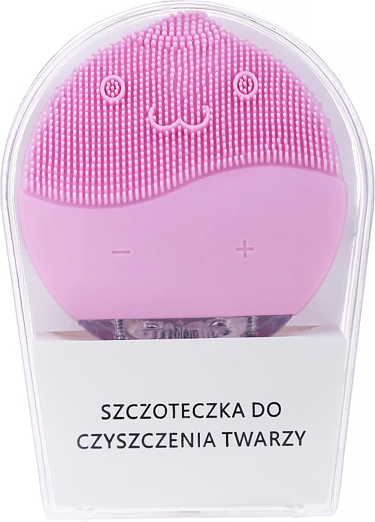 Щетка для очищения лица, BR-030, розовая - Lewer Facial Cleansing Brush Pink — фото N2