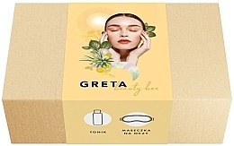 Набір - Olivia Plum Greta Beauty Box (face/ton/100ml + eye/mask/1pcs) — фото N1