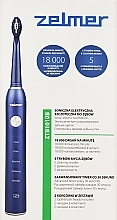 Парфумерія, косметика Електрична зубна щітка, синя - Zelmer ZTB1010B
