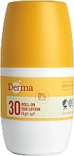 Сонцезахисний крем з роликовим аплікатором - Derma Sun Roll-on SPF 30 — фото N1