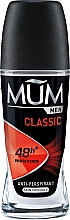Антиперспирант шариковый для мужчин - Mum Men Classic Roll On Anti-perspirant — фото N1