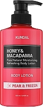 Парфумерія, косметика Лосьйон для тіла «Pear & Freesia» - Kundal Honey & Macadamia Body Lotion 
