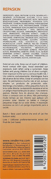 Солнцезащитный крем-гель для тела - SesDerma Laboratories Repaskin Body Sunscreen gel cream SPF 30 — фото N3