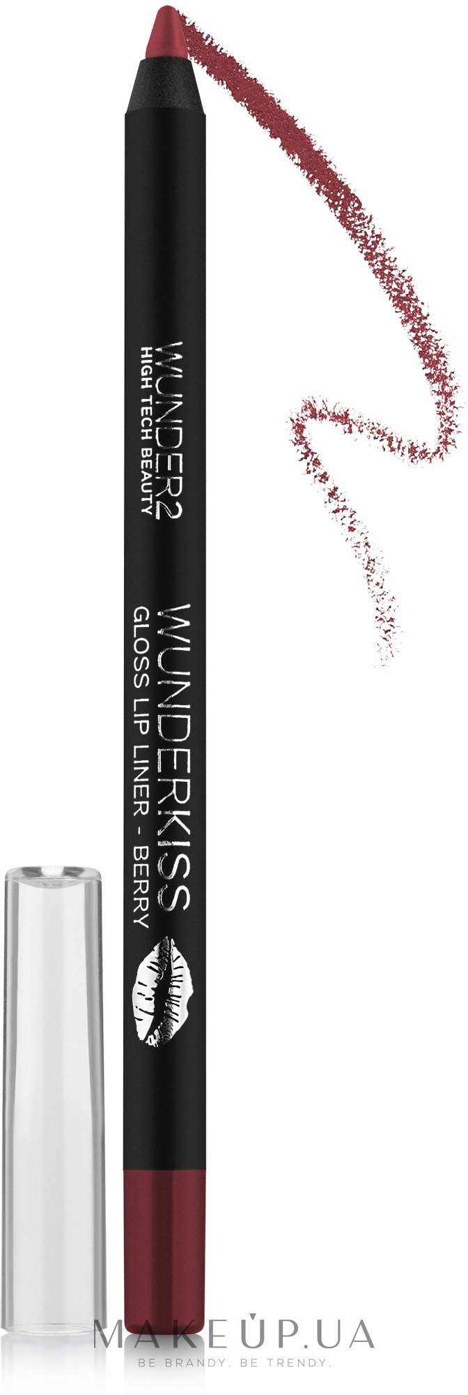Олівець для губ  - Wunder2 Wunderkiss Gloss Lip Liner — фото Berry
