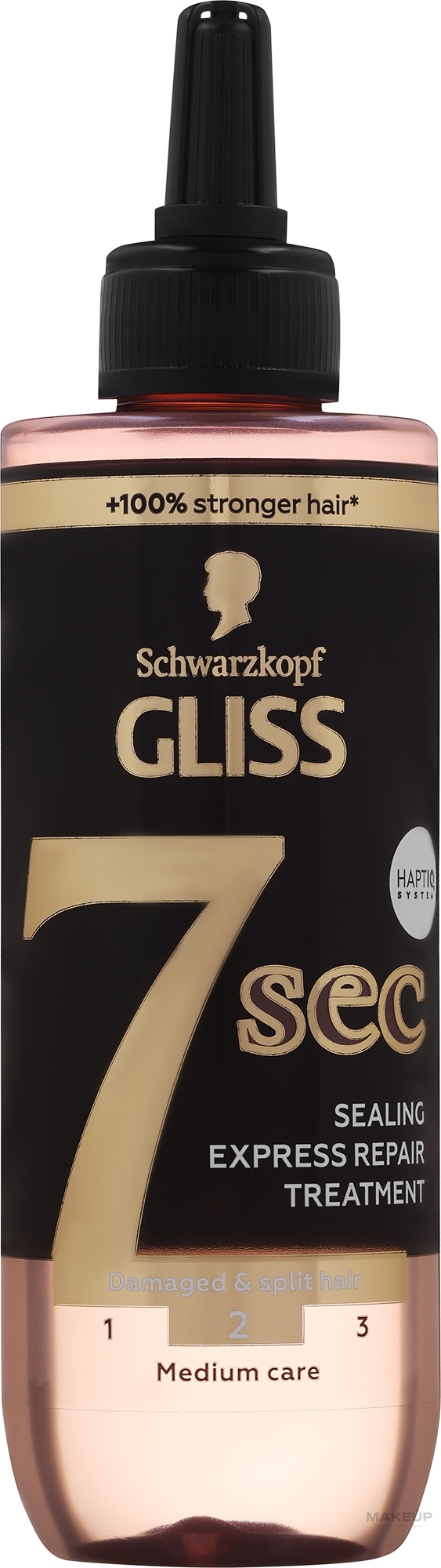 Экспресс-маска "7 секунд" для поврежденных и посеченных волос - Schwarzkopf Gliss 7sec Split Ends Miracle — фото 200ml