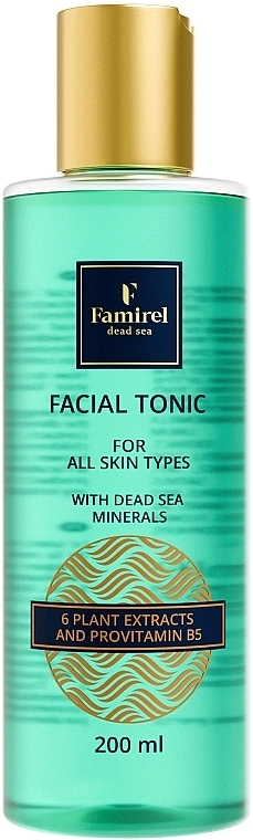 Тонік для всіх типів шкіри обличчя - Famirel Facial Tonic For All Skin Types With Dead Sea Minerals