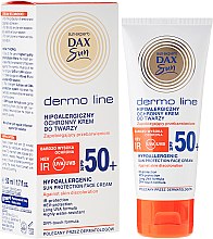 Духи, Парфюмерия, косметика Гипоаллергенный крем для лица - DAX Sun Dermo Line Face Cream SPF 50