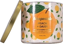 Ароматическая свеча - Aeropostale Peach & Daisy Fine Fragrance Candle — фото N2