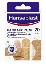Эластичный пластырь для рук, 20 шт - Hansaplast Hand Mix Pack Plasters — фото N1