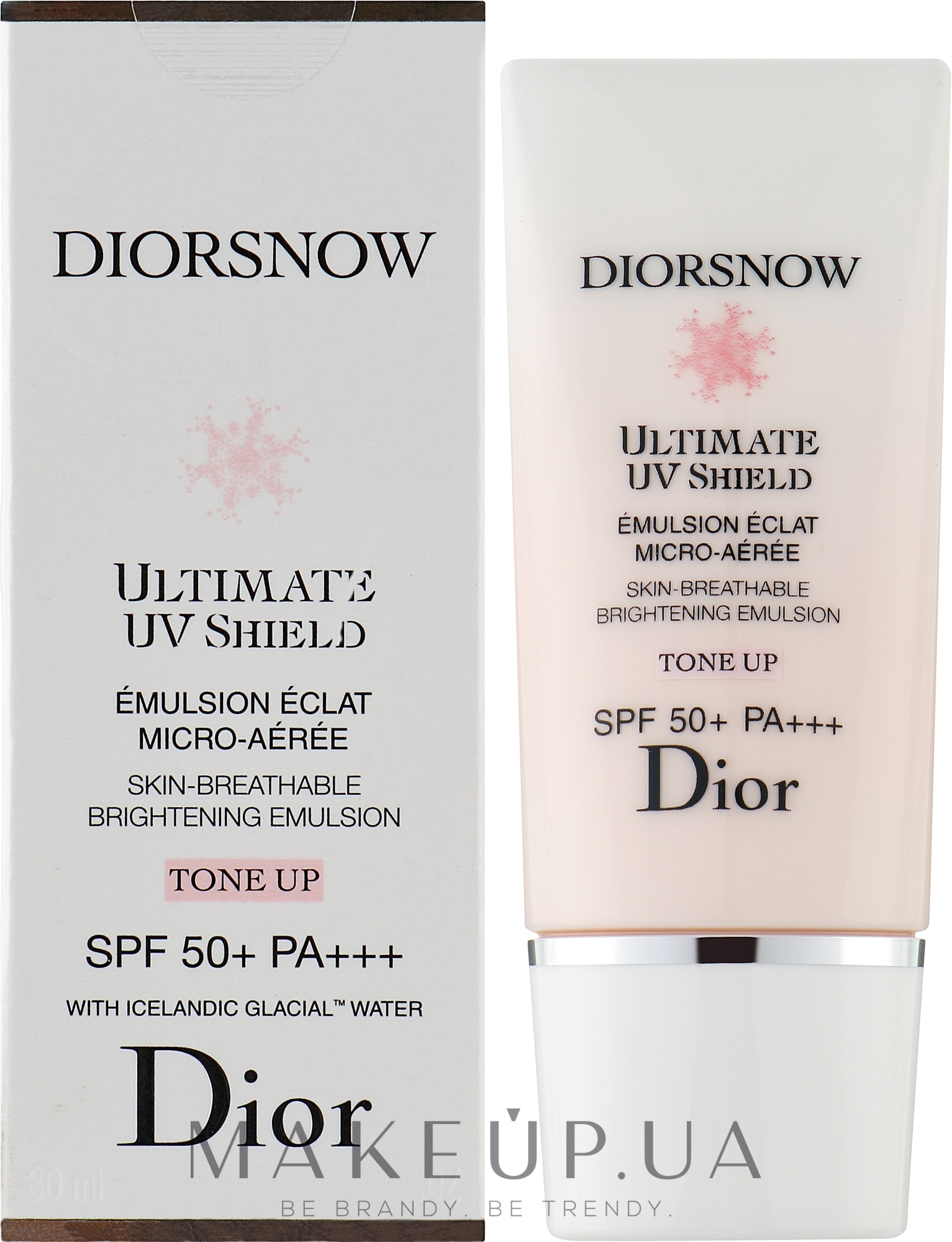 Емульсія для обличчя - Dior Diorsnow Ultimate UV Shield Skin-Breathable Brightening Emulsion SPF50-PA++++ — фото 30ml