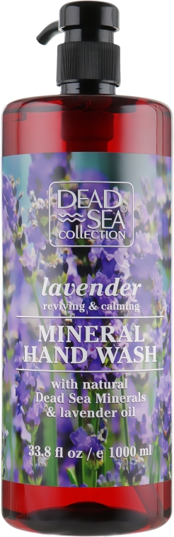 Жидкое мыло с минералами Мертвого моря и маслом лаванды - Dead Sea Collection Lavender Hand Wash with Natural Dead Sea Minerals — фото N3