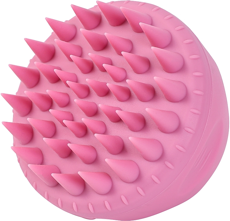 Щетка для шампуня и массажер кожи головы, розовая - Sister Young Aura Scalp Massager Shampoo Brush — фото N1
