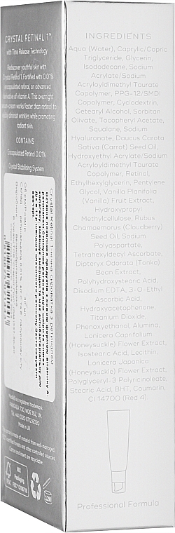 Ночная крем-сыворотка с ретиналем 0,01% - Medik8 Crystal Retinal 1 — фото N3