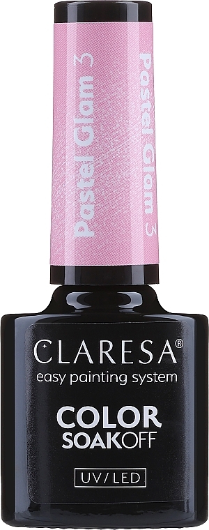 Гель-лак для нігтів - Claresa Pastel Glam Color Soak Off UV/LED — фото N1